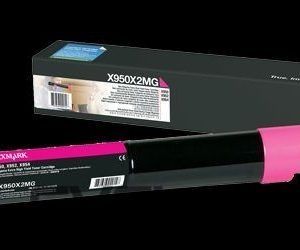 Printer accessories LEXMARK  X950X2MG Cartridge, Magenta, 22000 pages 