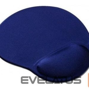 Computer mouse Gembird  MP-GEL-B Gel mouse pad with wrist support, blue Blue, Gel mouse pad 