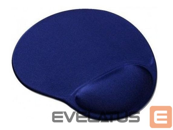 Computer mouse Gembird MP-GEL-B Gel mouse pad with wrist support, blue Blue, Gel mouse pad