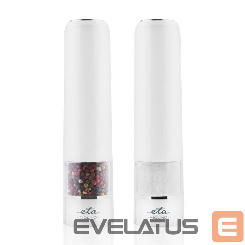 Other small household appliances ETA Salt And Pepper Mill Molino 092890000 Housing material Plastic, AAA, White
