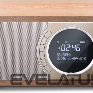 Interactive solution Sharp  DR-450(BR) Digital Radio, FM/DAB/DAB+, Bluetooth 4.2, Alarm function, Brown 