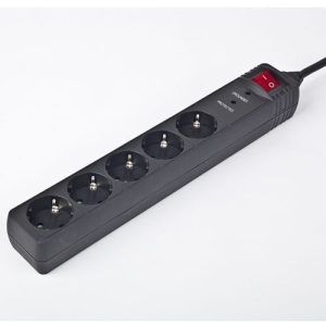 Circuit breaker EnerGenie  Surge Protector SPG5-C-10/ 3 m/ 5 Sockets/ Black 