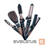 Hairdryer brush Camry  Hair Styler CR 2024 1200 W, Black/Rose gold 