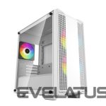 Computer case Deepcool  ARGB Micro-ATX CASE  CC360 White, Mini-ITX / Micro-ATX, 4, Power supply included No, 1x USB3.0, 1x USB2.0, 1x Audio, ABS+SPCC+Tempered Glass, 1×120mm 
