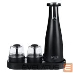 Other small household appliances Adler  Electric Salt and pepper grinder AD 4449b 7 W, Housing material ABS plastic, Lithium, Matte Black 