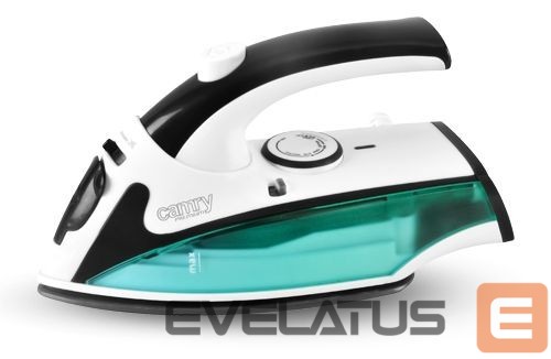 Iron Camry CR 5024 White/green/black, 840 W, Steam Travel iron, Vertical steam function, Water tank capacity 40 ml