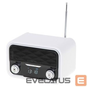 Interactive solution Adler  Bluetooth Radio AD 1185 Display LCD, AUX in, White 