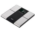 Scales Adler  Bathroom scale with analyzer AD 8165	 Maximum weight (capacity) 225 kg, Accuracy 100 g, Body Mass Index (BMI) measuring, Stainless steel/Black 