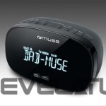 Interactive solution Muse  DAB+/FM Dual Alarm Clock Radio M-150 CDB Alarm function, AUX in, Black 