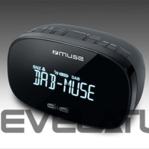 Interactive solution Muse  DAB+/FM Dual Alarm Clock Radio M-150 CDB Alarm function, AUX in, Black 