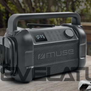 Speakers Muse  M-928 FB Jobsite Radio speaker, Black 