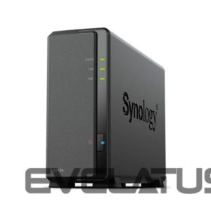 Flash drive Synology  Tower NAS DS124 up to 1 HDD/SSD, Realtek, RTD1619B, Processor frequency 1.7 GHz, 1 GB, DDR4, 1x1GbE, 2xUSB 2.0 