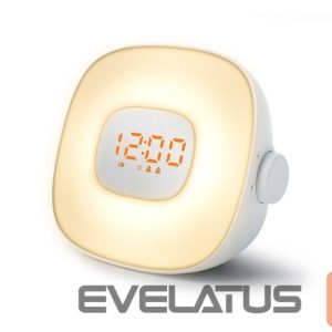 Interactive solution Muse  Light Clock Radio ML-198CR USB port, White, AUX in 