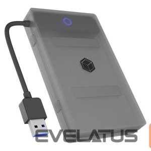 Hard drive case Raidsonic  Icy Box IB-AC603b-U3 2.5" SATA III to USB 3.2 Gen 1 Type-A Adapter, With Protection Box, Black 