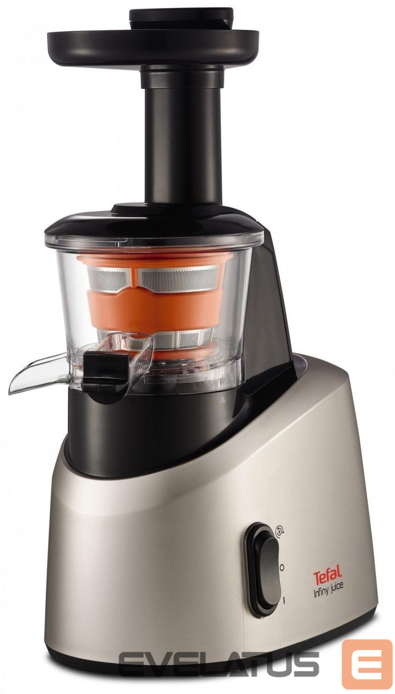 Other small household appliances TEFAL Slow Juicer ZC255B38 Type Electric Silver/ black 200 W Extra large fruit input Number of speeds 2 82 RPM