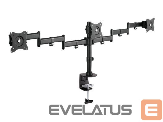 TV bracket Digitus Universal Triple Monitor Stand with Clamp Mount