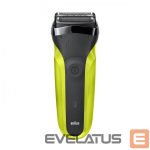 Razor Braun  Shaver 300s  Operating time (max) 30 min Black/Green 
