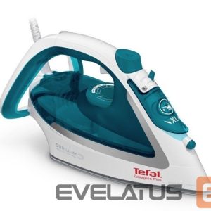 Iron TEFAL  FV5718 Steam iron 2500 W Water tank capacity 270 ml Continuous steam 45 g/min Steam boost performance 195 g/min Blue/ white 