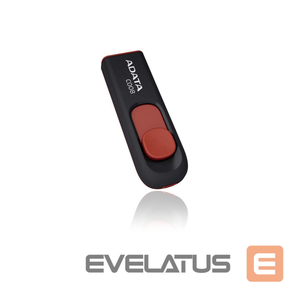 Flash drive ADATA C008 64 GB USB 2.0 Black/Red