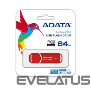 Flash drive ADATA  UV150 64 GB USB 3.0 Red 