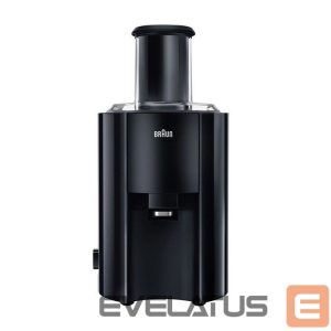 Other small household appliances Braun  J 300 BK Type Automatic juicer Black 800 W Extra large fruit input Number of speeds 2 