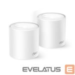 Routers TP-Link  AX1500 Whole Home Mesh Wi-Fi 6 System Deco X10 (2-pack)  802.11ax 10/100/1000 Mbit/s Ethernet LAN (RJ-45) ports 1 Mesh Support Yes MU-MiMO Yes No mobile broadband Antenna type Internal 