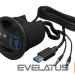 Cable Icy box  ICYBOX IB-HUB1404A IcyBox Desk Hub 2x US 