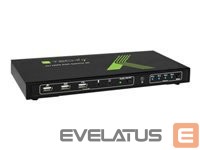 Computer components Techly  028702  4-port HDMI/USB KVM 
