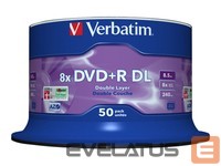 Optical matrix Verbatim  43758 DVD+R DL  50pc 