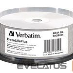 Optical matrix Verbatim  BluRay BD-R DL 50GB 25pc 