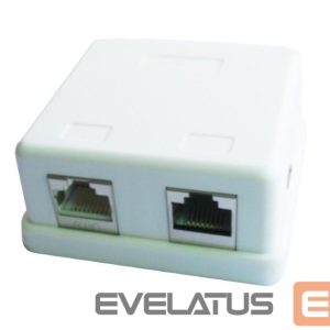 Commutator Gembird  CABLE ACC MOUNT BOX 2XCAT5E/NCAC-HS-SMB2 