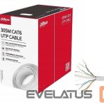 Commutator DAHUA  CABLE CAT6 UTP 305M WHITE/PFM920I-6UN-C 