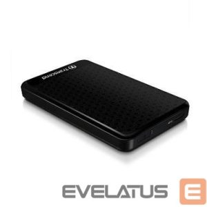 Hard drive HDD Transcend  External HDD||StoreJet|1TB|USB 3.0|Colour Black|TS1TSJ25A3K 