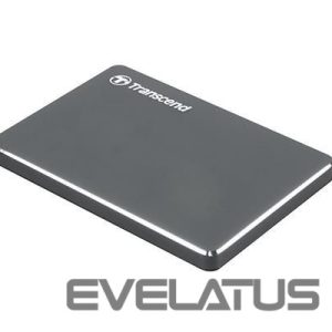 Hard drive HDD Transcend  External HDD||StoreJet|1TB|USB 3.1|Colour Iron Grey|TS1TSJ25C3N 