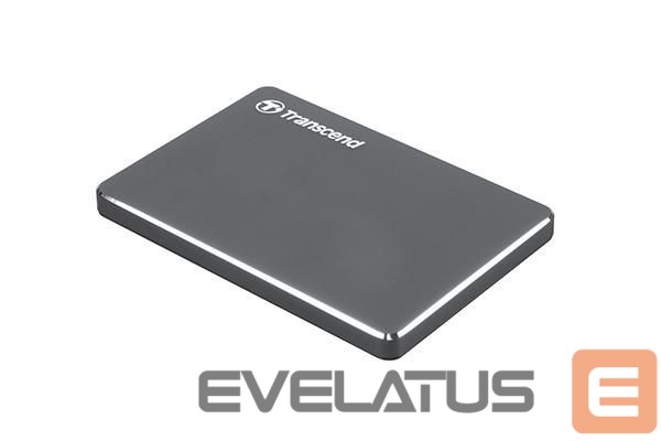 Hard drive HDD Transcend External HDD||StoreJet|1TB|USB 3.1|Colour Iron Grey|TS1TSJ25C3N