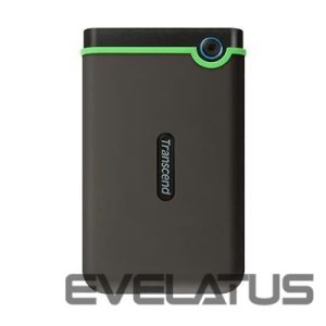 Hard drive HDD Transcend  External HDD||StoreJet|TS2TSJ25M3C|2TB|USB 3.1|Colour Green|TS2TSJ25M3C 
