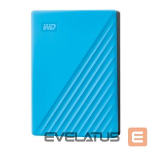 Hard drive HDD Western Digital  External HDD||My Passport|4TB|USB 2.0|USB 3.0|USB 3.2|Colour Blue|WDBPKJ0040BBL-WESN 