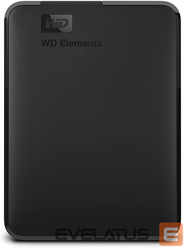 Hard drive HDD Western Digital External HDD||Elements Portable|WDBU6Y0050BBK-WESN|5TB|USB 3.0|Colour Black|WDBU6Y0050BBK-WESN
