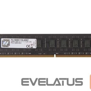 RAM DDR4 G.Skill  MEMORY DIMM 4GB PC12800 DDR3/F3-1600C11S-4GNT 