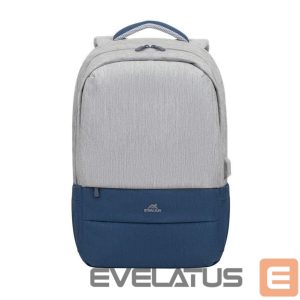 Laptop Bag RIVACASE  NB BACKPACK ANTI-THEFT 17.3"/7567 GREY/DARK BLUE 