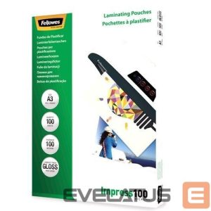 Office supplies Fellowes  LAMINATOR POUCH GLOSSY/A3 100 100PCS 5351205 