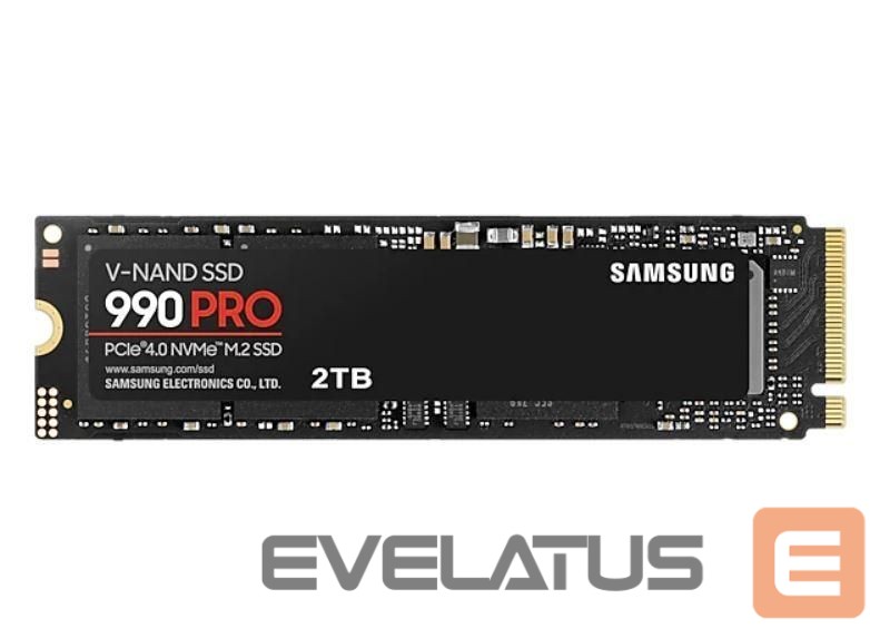 Hard drive SSD Samsung SSD||990 PRO|2TB|M.2|PCIE|NVMe|MLC|Write speed 6900 MBytes/sec|Read speed 7450 MBytes/sec|2.3mm|TBW 1200 TB|MTBF 1500000 hours|MZ-V9P2T0BW