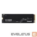 Hard drive SSD Kingston  SSD||KC3000|4TB|M.2|PCIE|NVMe|3D TLC|Write speed 7000 MBytes/sec|Read speed 7000 MBytes/sec|3.5mm|MTBF 1800000 hours|SKC3000D/4096G 