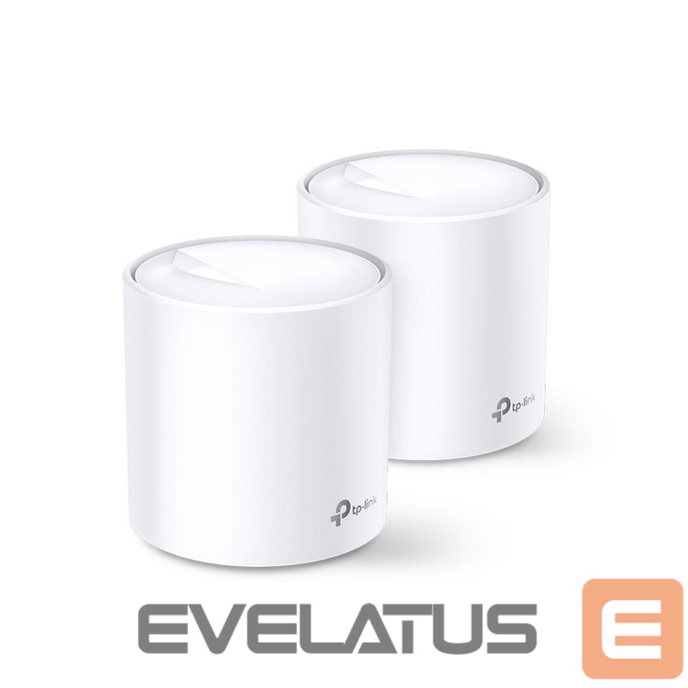Routers TP-Link Wireless Router||Wireless Router|2-pack|3000 Mbps|Mesh|IEEE 802.11a|IEEE 802.11n|IEEE 802.11ac|IEEE 802.11ax|2x10/100/1000M|DECOX60(2-PACK)