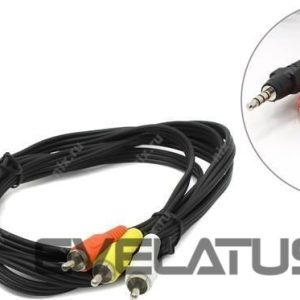 Cable Gembird  CABLE AUDIO 3.5MM 4PIN TO 3RCA/AV 2M CCA-4P2R-2M 