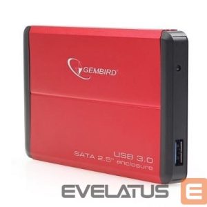 Hard drive HDD Gembird  HDD CASE EXT. USB3 2.5"/RED EE2-U3S-2-R 