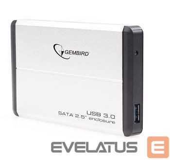Hard drive HDD Gembird HDD CASE EXT. USB3 2.5"/SILVER EE2-U3S-2-S