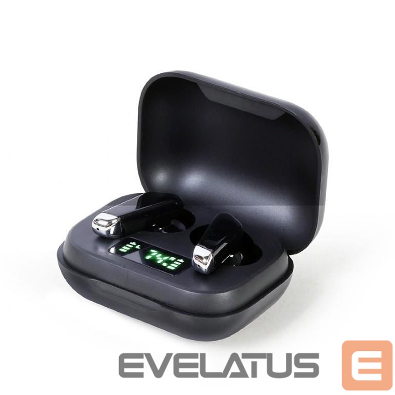 Wired headphones Gembird HEADSET IN-EAR WRL/TWS BLACK FITEAR-X300B