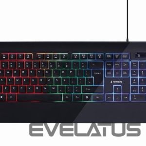 Computer keyboard Gembird  KEYBOARD MULTIMEDIA USB ENG/BLACK KB-UML-03 