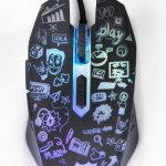 Computer mouse Gembird  MOUSE USB OPTICAL BLACK/MUS-6B-GRAFIX-01 